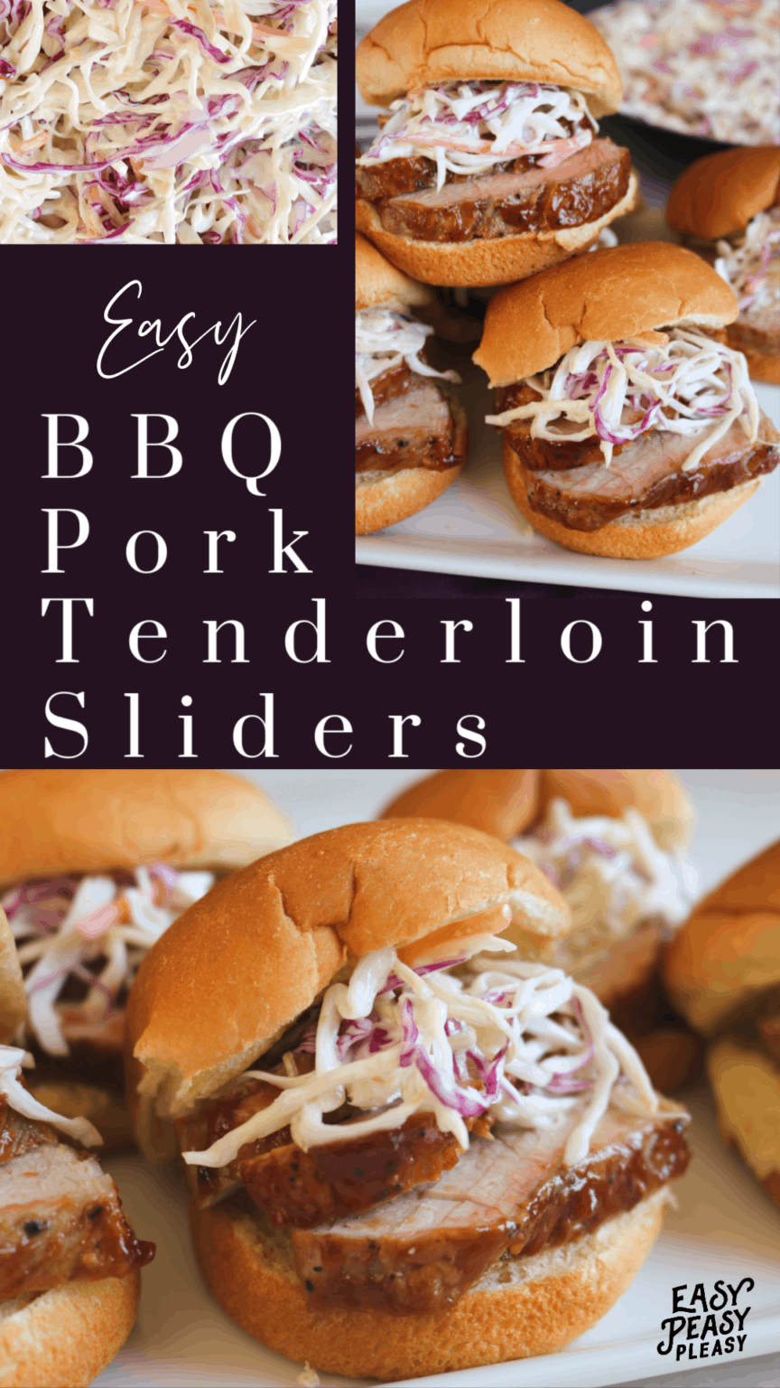 Easy BBQ Pork Tenderloin Sliders - Easy Peasy Pleasy