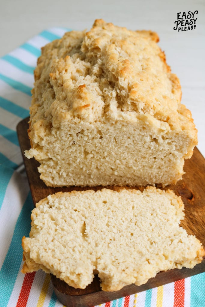 There is no need for yeast in this easy 4 ingredient Beer Bread.