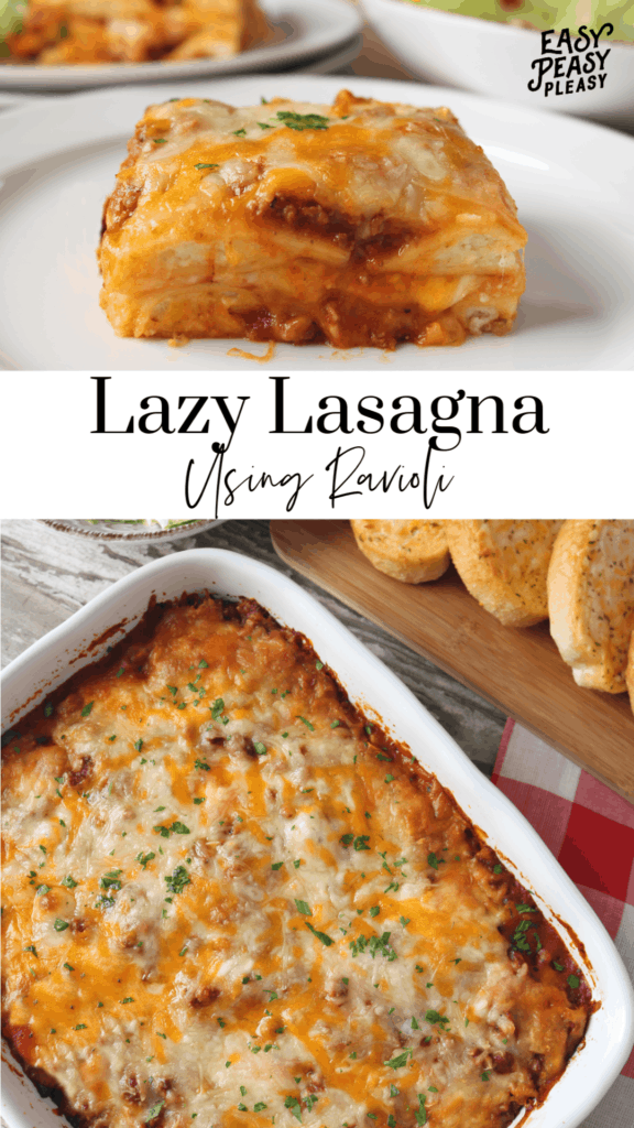 This easy Lazy Lasagna Ravioli is the perfect recipe to feed your family any night of the week.