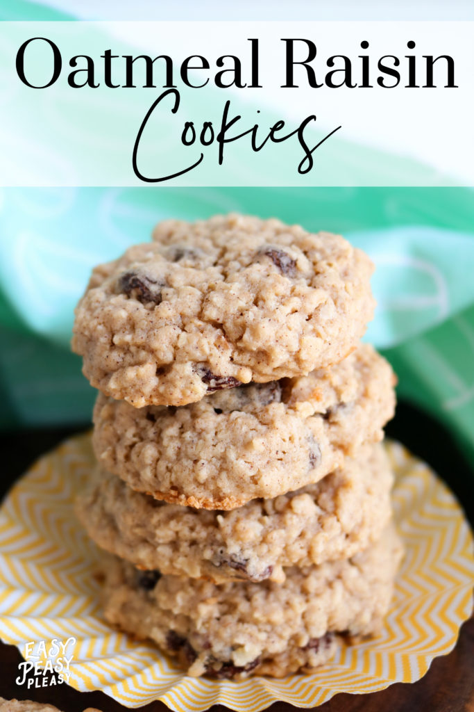 These Soft and Chewy Oatmeal Raisin Cookies will be devoured in no time.